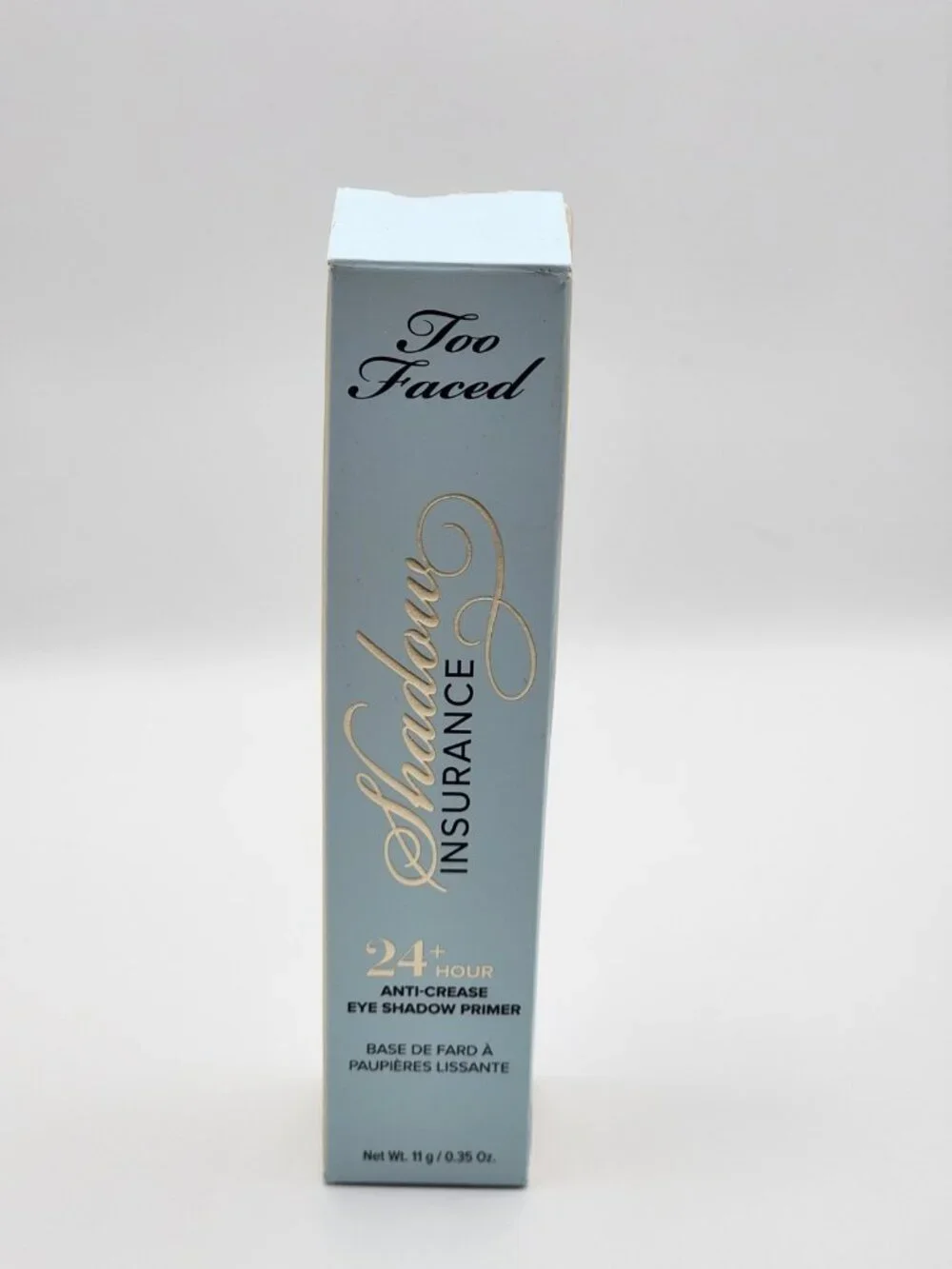 Too Faced Shadow Insurance 24-Hour Eye Shadow Primer Clear 0.35oz Full Size NIB